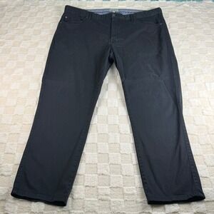 Peter Millar Size 40 Pants Mens Black Casual Chinos Trousers